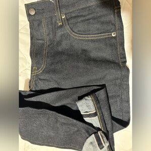 Uniqlo selvedge denim Slim Straight Jeans